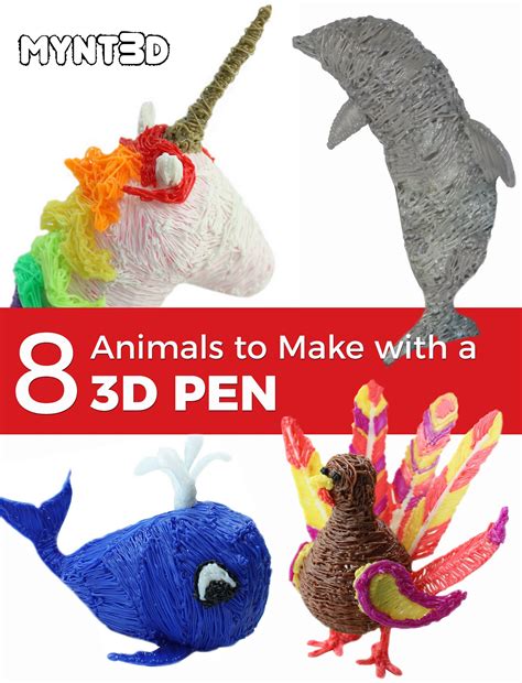3d Pen Templates Animals